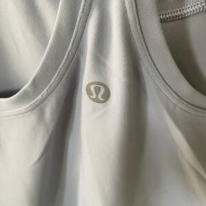 lululemon athletica Light Gray Tank Top